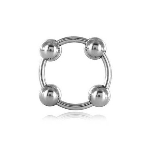2 Piece Crown Glans Head Ring - 316L Surgical Steel 8mm Penis Glans Ring  (28mm)